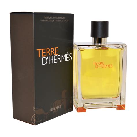 hermes terre d hermes men's 6.7 ounce parfum spray|Hermes terre d'hermes bottle.